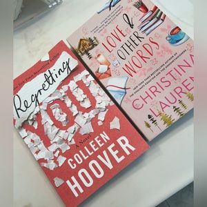 Regretting You and Love and Other Words